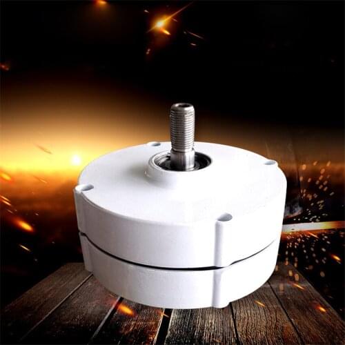 New Three-phase AC Permanent Magnet Generator NE-400W Wind Power Alternator Wind Turbine Generator 12V/24V 950r/min IP55 16MM