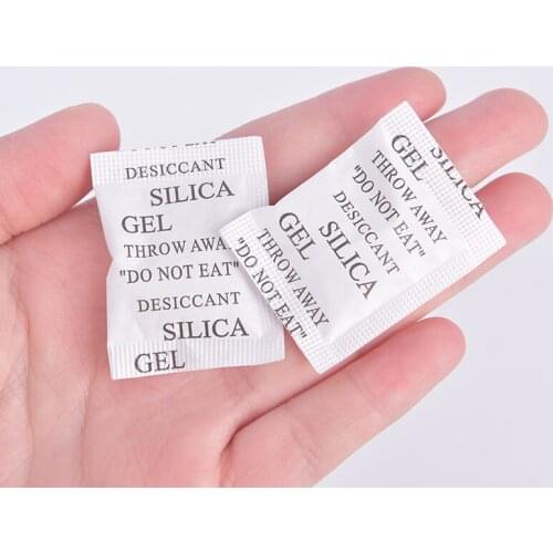 100 Packets Lot Silica Gel Sachets Desiccant Pouches Drypack Ship Drier