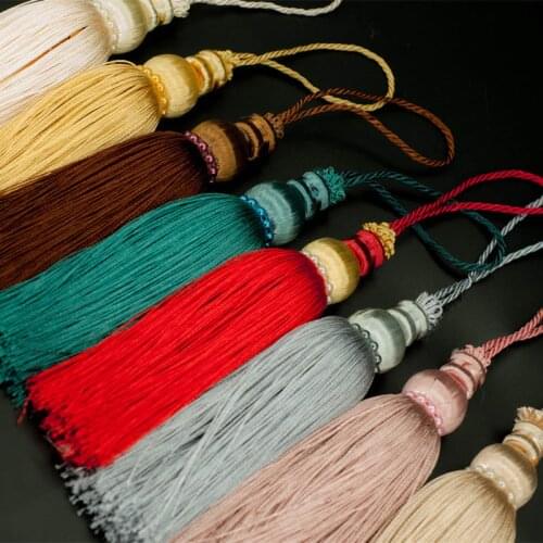 High Quality 16cm Multicolor Cotton Tassels Crafts Jewelry Bag Charm Pendant DIY Tassel Jewelry Making Accessories Findings