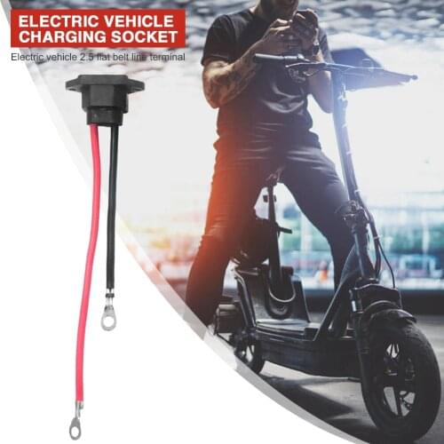 Plug Charging Socket Cable Portable E-bike Car Wire E-bike Connector Outdoor Skateboard for Electric Scooter Vehicle