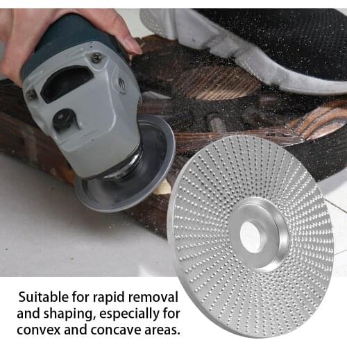 5/8inch Bore High Quanlity Wood Grinding Wheel Rotary Disc Sanding Wood Carving Tool Abrasive Disc Tools For Angle Grinder