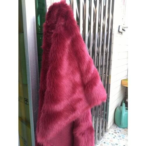 High quality fox fur fabric pile 3cm faux fur fabric,felt cloth,Clothing materials,180cmX45cm(half yard)/pcs