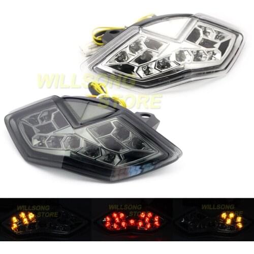 Rear LED Tail Brake Light Blinker Turn Signal Integrated Lamp For KAWASAKI Z1000 Z1000SX NINJA1000 KLE650 VERSYS Motorcycle