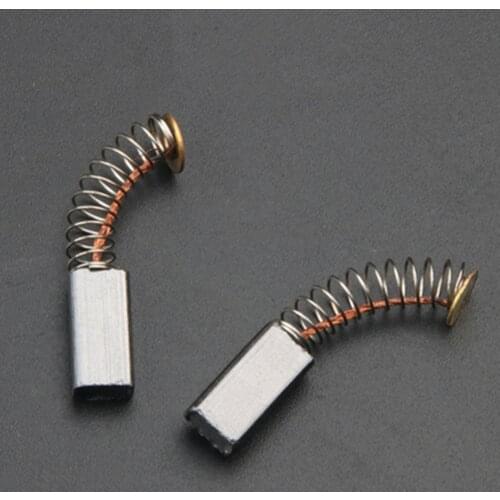 10 pair of carbon brush 4*6*12mm with spring for Electric drill Electric Motors Carbon Brushes