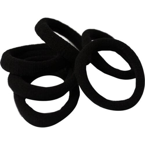 10Pcs/lot Black Girls high elastic hair ties hair style tools ponytail bracelets scrunchie hair styling Ornament accessories