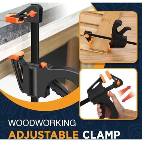 4/6/8Inch F Woodworking Clamp Clamping Device Adjustable DIY Carpentry Tools Gadgets Quick Ratchet Release Speed Squeezes