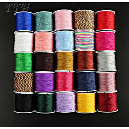 50m/Spool 0.8mm Cotton Cord Nylon Cord Thread Thread For Jewelry String Diy Beading Braided Bracelet Jewelry Making Accessories
