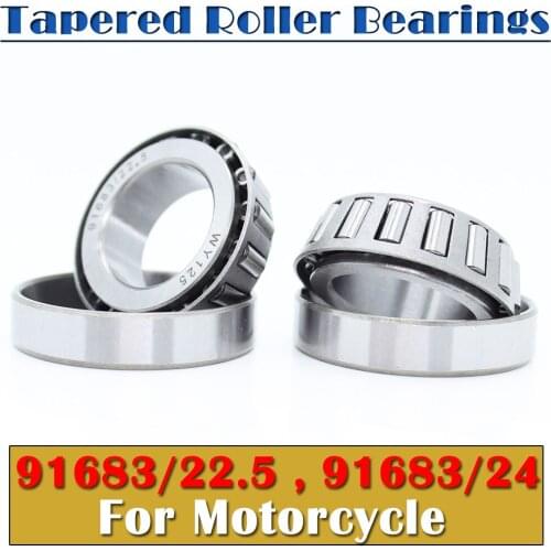 91683 Pressure Bearing 91683/22.5 ( 1 PC ) + 91683/24 ( 1 PC ) = Total ( 2 Pcs ) ABEC-1 Taper Roller Steering Bearings