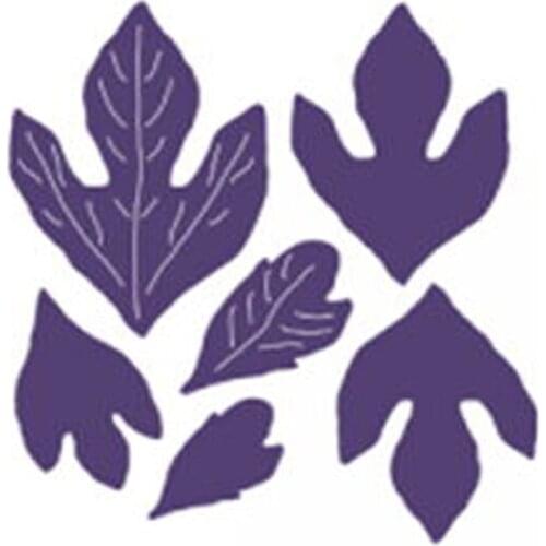 CH 2020 New Arrival Leaves 3 Metal Cutting Dies 3D DIY Scrapbooking Carbon Sharp Craft Die Photo Invitation Cards Decoration