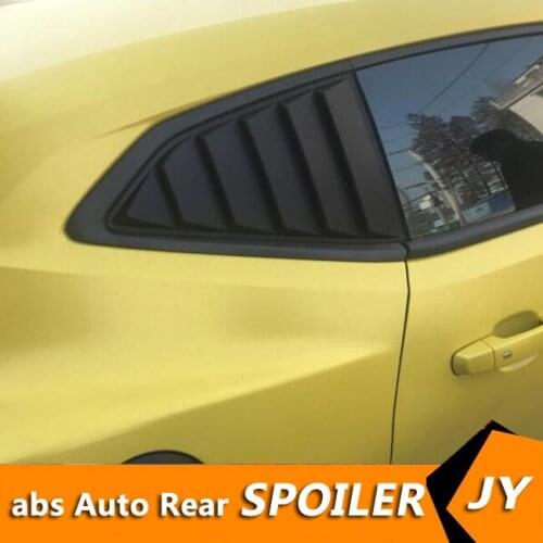 For Chevrolet Camaro 2016-2019 Sedan ABS Rear Door Window shades Louver Frame Window Sill Molding Cover Sticker Trim