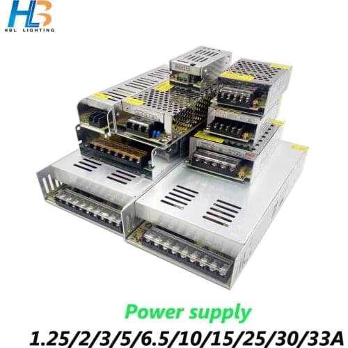 Power Supply 12V AC110-220V LED Driver 1A 2A 3A 5A 6A 10A 15A 20A 30A 33A Lighting Transformers Led power supply for Led Strip