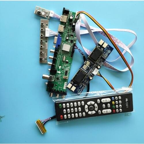Kit for MT220WW01 V.1/MT220WW01 V.2 Digital LCD Panel 1680X1050 30pin AV TV USB HDMI VGA Controller board 4 CCFL remote DVB-T