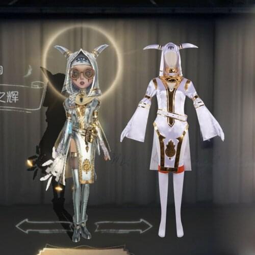 Game Identity V Cosplay Costumes Survivor Fiona Gilman Priestess Cosplay Costume Golden Future Skin Uniforms Clothes Suits Comic