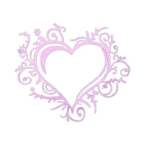 Julyarts Heart Lace Stencils For DIY Scrapbooking Natal DIY Crafts Paper Cards Album Decor Metal Dies Cut
