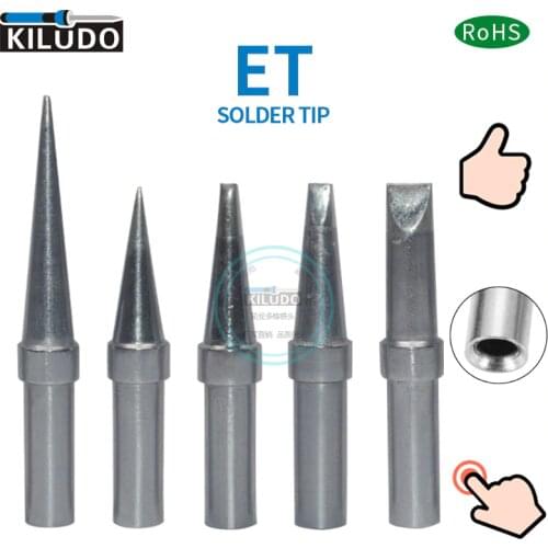KILUDO 5/pcs Weller Lead Free Iron Tip soldering station Tip for WES51 WESD51 PES51 ETS ETT ETA ETB ETD