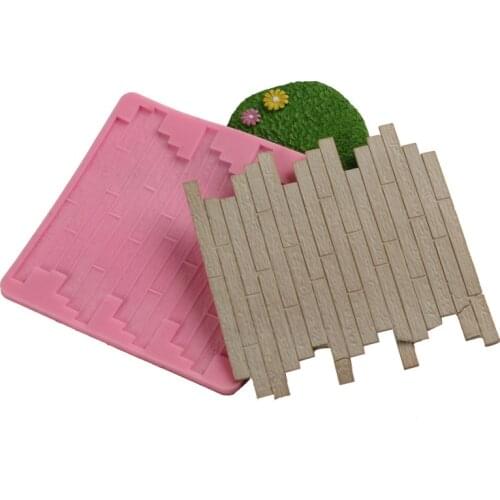 Sugarcraft Wall Bricks Texture Silicone Mold Fondant Mold Cake Border Decorating Tools Chocolate Gumpaste Baking Mold