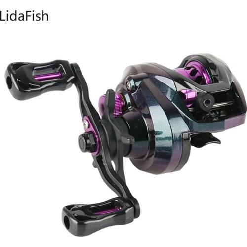 Ultra-light Fishing Reel Max Drag 8KG 7.1:1 Gear Ratio Baitcasting Reel Aluminum alloy Spool Freshwater Saltwater Fishing Wheel