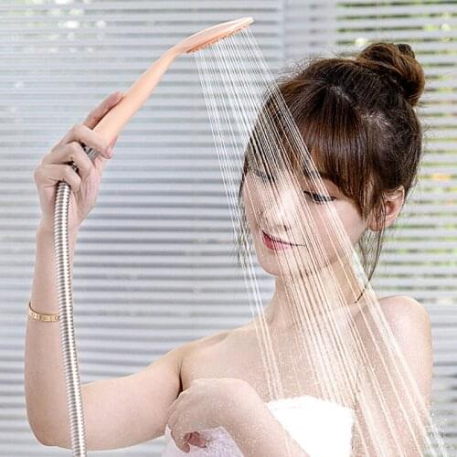 Punch-free Base Rain Shower Head Gear Shift Hose Pressurized Detachable Family Bathroom Bath Set Universal Interface Hot H8013