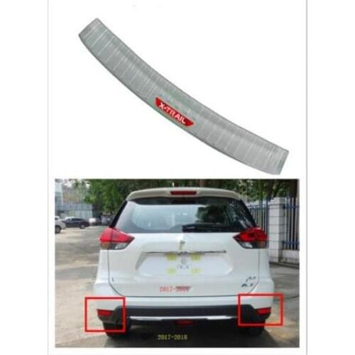 Rogue Stainless Steel Rear Bumper Protector Sill Trunk Guard Cover Trim For Nissan X-Trail X Trail T32 2014-2018 Car Accessories