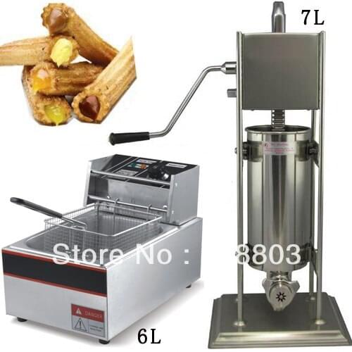 2 in 1 7L Spainish Churro Maker Machine + 6L Electric Deep Fryer