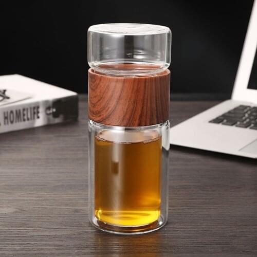 250ml Flask Bottles Thermos Bottle Tea Strainer Thermos Mug Bottle Vacuum Stainless Steel Tea Partition Thermo Cup Glass