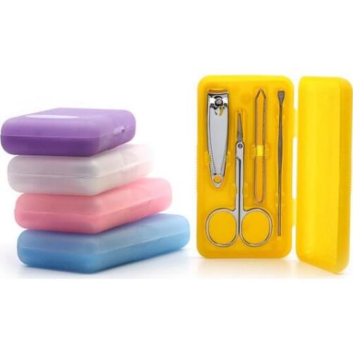 4 pcs Manicure tools Pedicure Tools Kit Nail Tools Nail Clipper scissors Travel KIt Nail Cutter