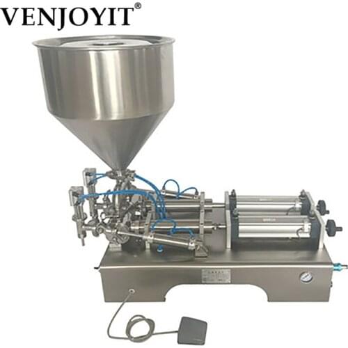 50-500ml Double Head Pneumatic Paste Filling Machine Quantitative Filling Machine Quantitative Automatic Filling Machine
