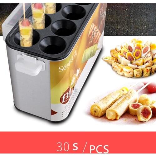 Grilled Sausage cooker Automatic Egg Roll Machine Egg Master Roll