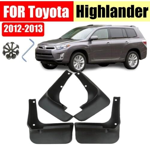 Mud flaps For Highlander Mudguards Fender Highlander Mud flap Guard splash Mudguard Fenders car accessories Front Rear 4 pcs