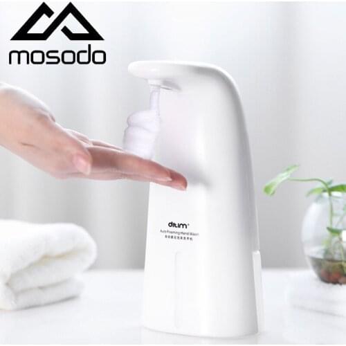 Mosodo 250ml Intelligent Automatic Foam Liquid Soap Dispenser Induction Hand Washing Bottles Device For Kitchen Bathroom Hotel