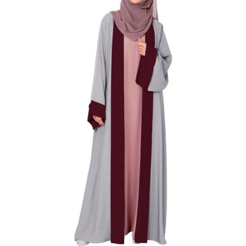 Kimono Abaya for Women 2021 Dubai Muslim Modest Eid Mubarak Moroccan Arabic Turkish Islamic Clothing