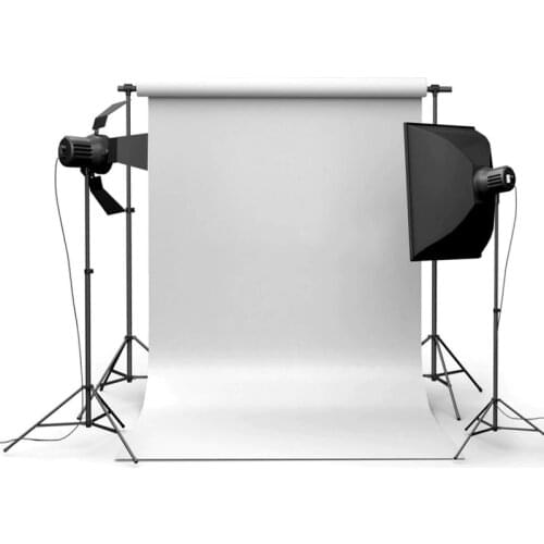 Mayitr 3x5ft Pure White Wall Photography Background Vinyl High Quality Backdrop For Studio Photo Prop