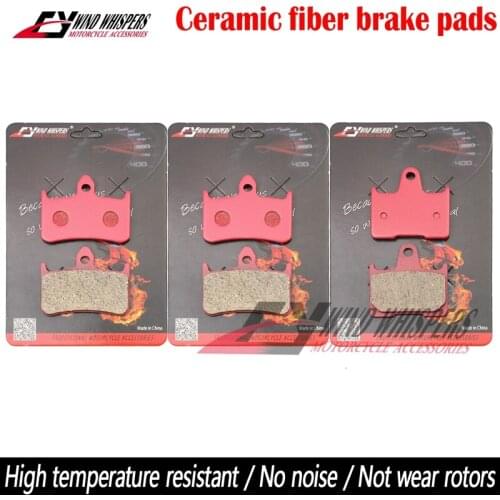 Motorcycle Ceramic Front Rear Brake Pads For Honda CB1300 CB 1300 X4 (SC38) DCV DCW DCX DCY 1997 1998 1999 2000
