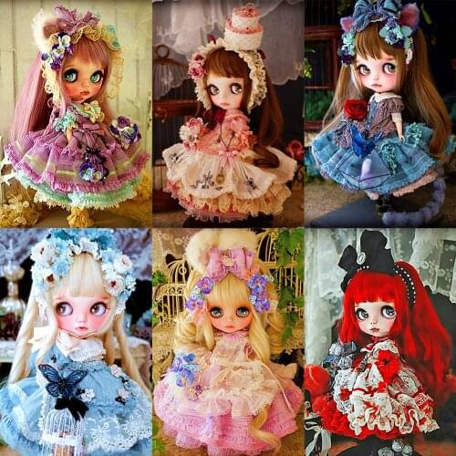 Cartoon Doll Series Diamond Painting Full Round Drill Creative Kit Home Decoration Crafts Wedding Gifts Diamond Hanging Painting