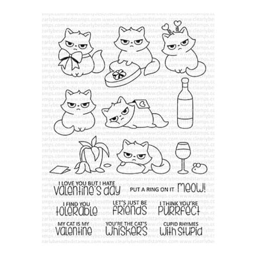 Cartoon Transparent Clear Silicone Stamp/Seal for DIY scrapbooking/photo album Decorative clear stamp ST0923