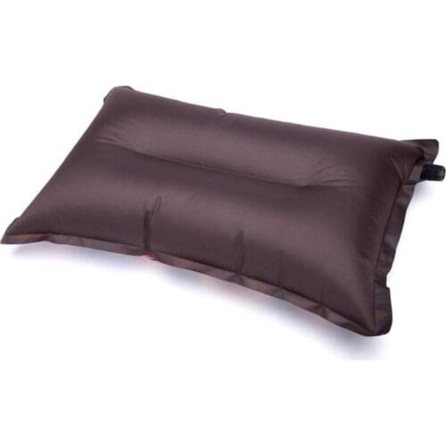 2021 New Automatic Inflatable Pillow Outdoor Travel Beach Cushion Car Head Rest Foldable
