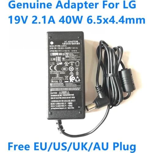 Genuine LCAP21C 19V 2.1A 40W LCAP25B ADS-45SN-19-3 AC Adapter For LG LCD Monitor E1948SX E1951S E2051S Power Supply Charger