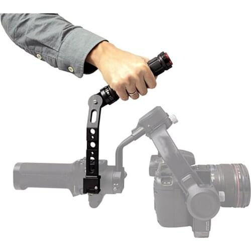 Adjustable Handle Hand Grip for DJI RS2/ RSC2 Handheld Gimbal Stabilizer with Cold Shoe Mount Extension Handgrip Accessories