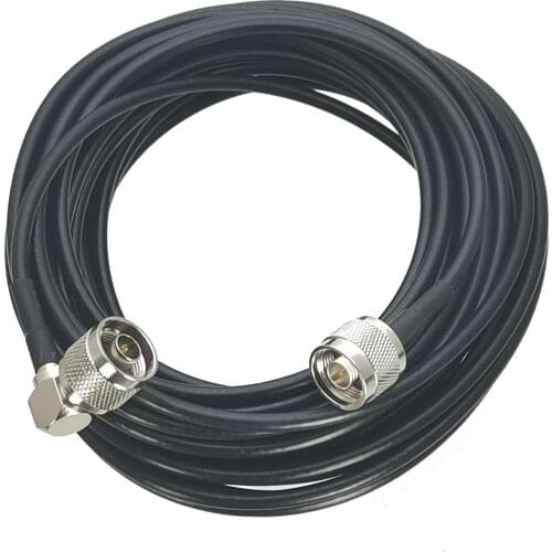 RG58 N Male Plug Right angle to N Male plug RF Jumper pigtail Cable 6inch~20M