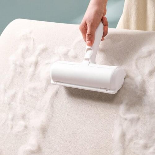 Pet Hair Roller Remover Lint Brush Widen Dog Cat Comb Tool Convenient Cleaning Dog Cat Fur Brush Base Home Furniture Sofa Cloth