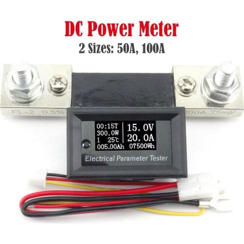 LED Digital Display Screen Electrical Parameter Meter DIY Charging Meter Car Battery