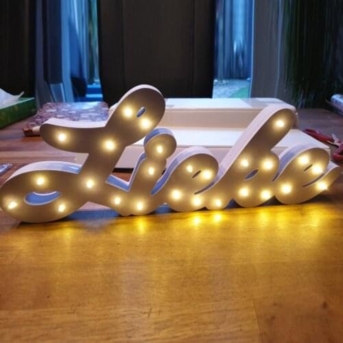 Personalized name LED light sign door cover night light bedroom decoration wall decoration wedding decoration lamp