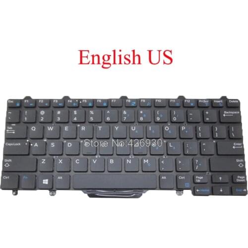 US Keyboard For DELL For Latitude 7350 E5250 E5270 E7250 E7270 E7450 E7470 3160 3150 English PK131DK3A00 SG-63200-XUA 0VW71F
