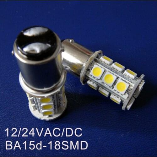 High quality 5050 12/24VAC/DC 3W BA15D led Ship Yacht Boat Lamp Bulbs,1142 led Warning Signal lights 24V free shipping 50pcs/lot