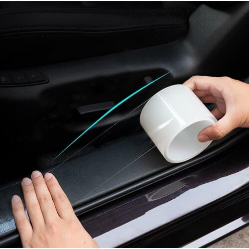Car Door Edge Rim Protective Car Door Sill Protector Goods Multifunction Nano Tape Scratchproof Auto Bummper Sticker Accessories