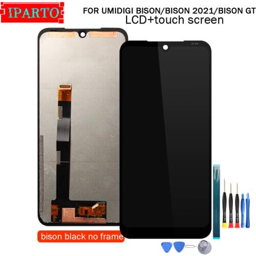 UMIDIGI BISON LCD Display+Touch Screen Digitizer Assembly 100% Original New LCD+Touch Digitizer for UMIDIGI BISON GT+Tools