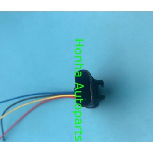 1718657-1 1 pcs 4 Pin/Way male Connector With 20AWG 20cm black blue yellow red wire with DHL shipping charge