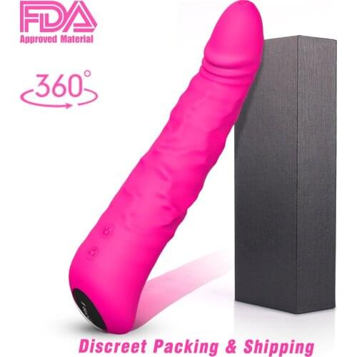 9 Vibrating Modes Dildo Vibrator Clitoris Stimulator G Spot Penis Sex Toy Wand Vibrator For Couple Sex Toys For Woman