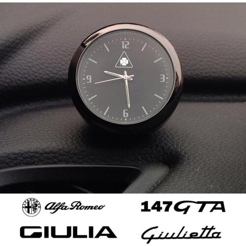 Car decoration clock watch modified interior electronic quartz watch For Alfa Romeo 147GTA 156GTA 159GTA SPANTIVA 110TH Giulia