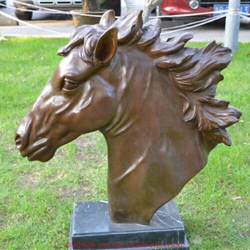 Art Deco Sculpture Horse Ornaments Bronze Statue